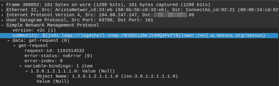 CVE-2021-44228 injection